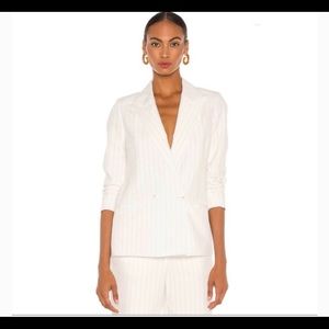 Allsaints Clea Blazer WT070S Striped Sz 2